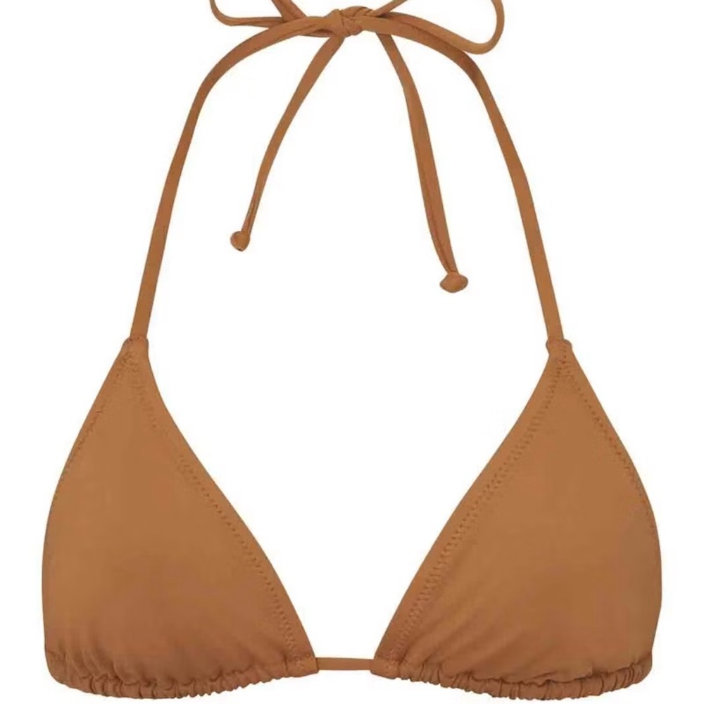 Skims Triangle Swim Top | Color: Almond